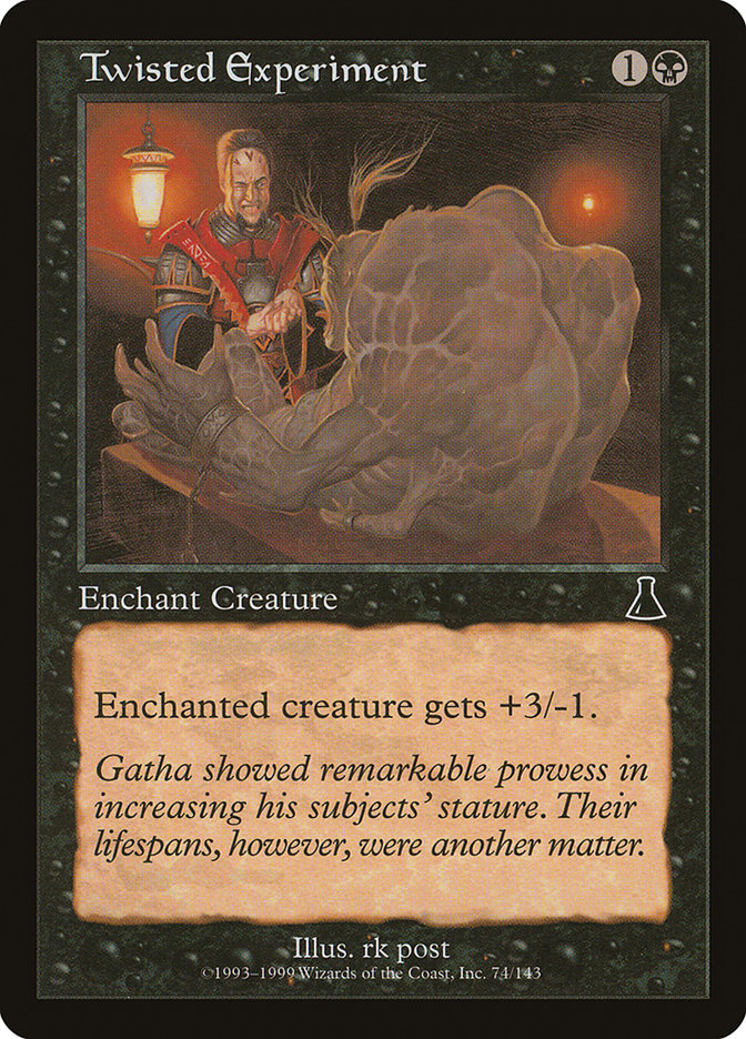 Twisted Experiment [Urza's Destiny] | Black Swamp Games