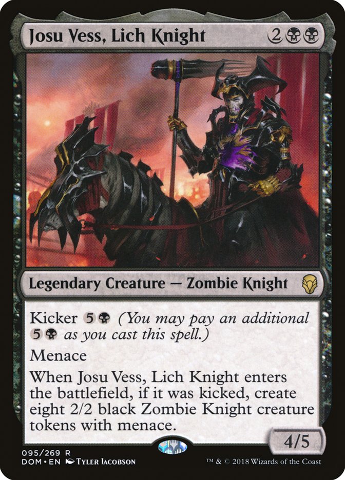 Josu Vess, Lich Knight [Dominaria] | Black Swamp Games