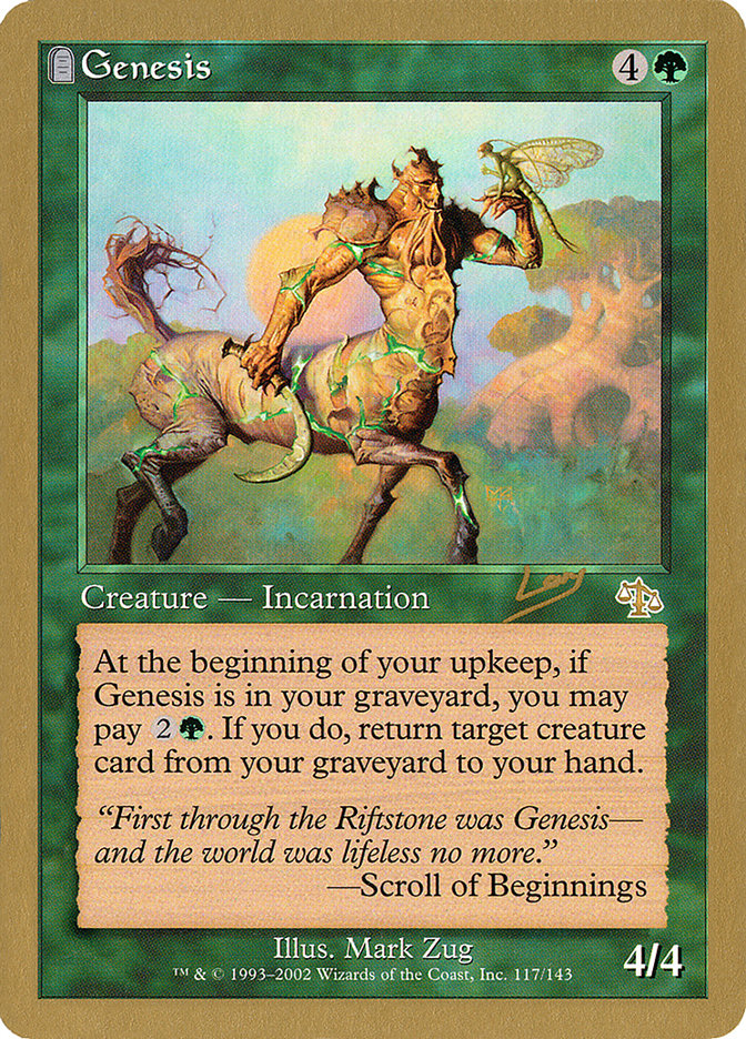 Genesis (Raphael Levy) [World Championship Decks 2002] | Black Swamp Games