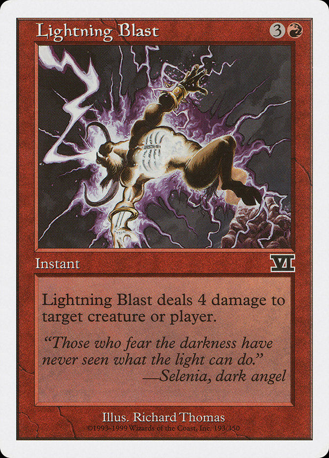 Lightning Blast [Classic Sixth Edition] | Black Swamp Games