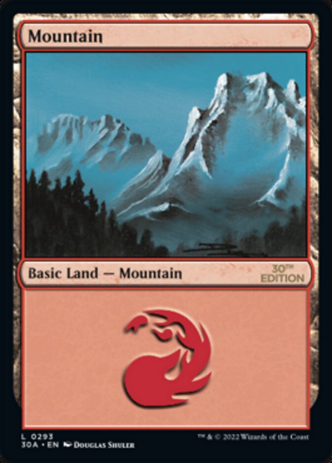Mountain (293) [30th Anniversary Edition] | Black Swamp Games