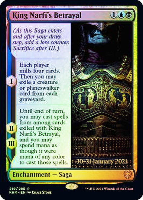 King Narfi's Betrayal [Kaldheim Prerelease Promos] | Black Swamp Games