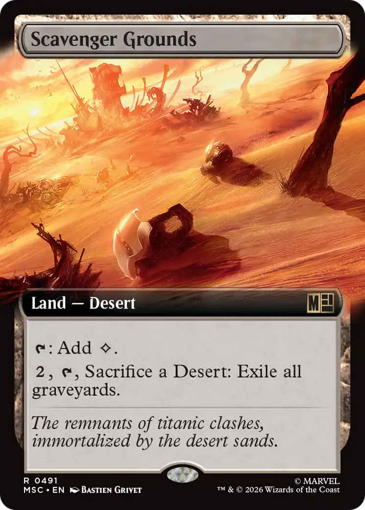 Scavenger Grounds (Extended Art) [Marvel Super Heroes Commander] | Black Swamp Games