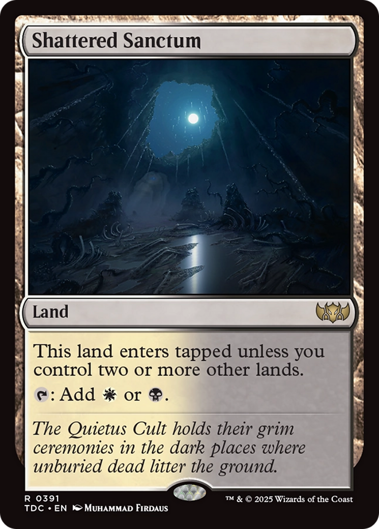 Shattered Sanctum [Tarkir: Dragonstorm Commander] | Black Swamp Games