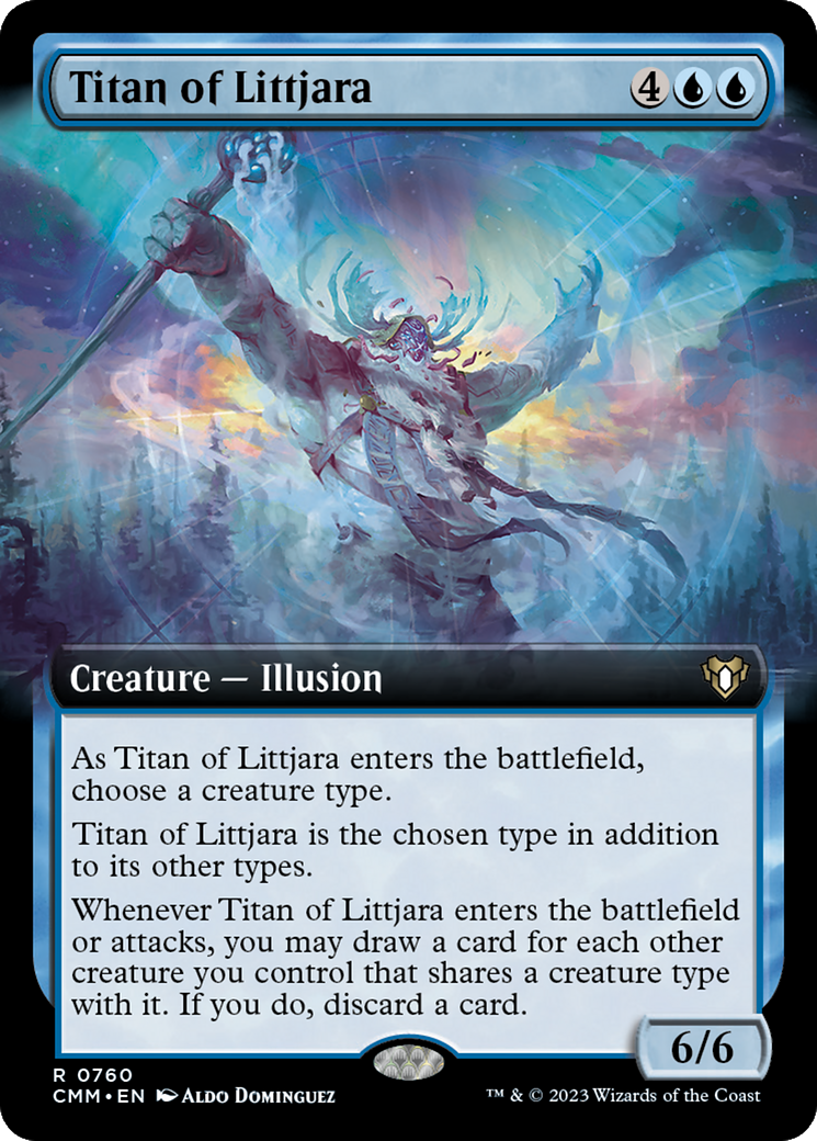 Titan of Littjara (Extended Art) [Commander Masters] | Black Swamp Games