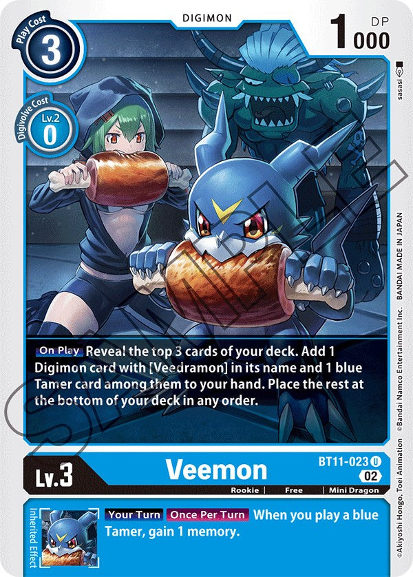 Veemon [BT11-023] [Dimensional Phase] | Black Swamp Games