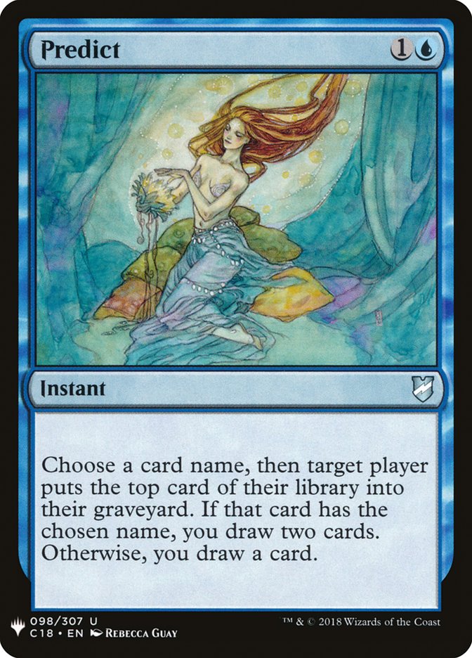 Predict [Mystery Booster] | Black Swamp Games