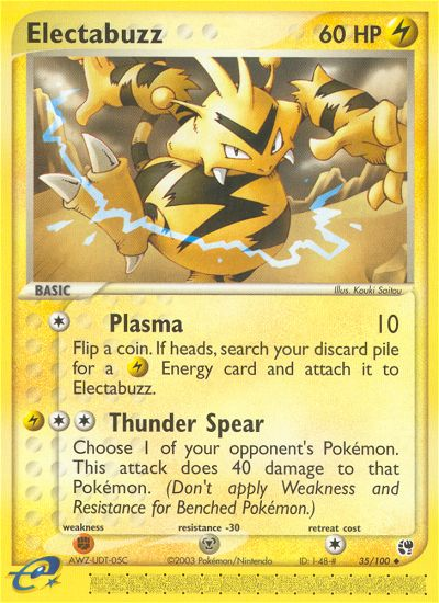 Electabuzz (35/100) [EX: Sandstorm] | Black Swamp Games