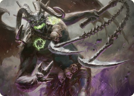 Archfiend of Despair Art Card [Commander Masters Art Series] | Black Swamp Games