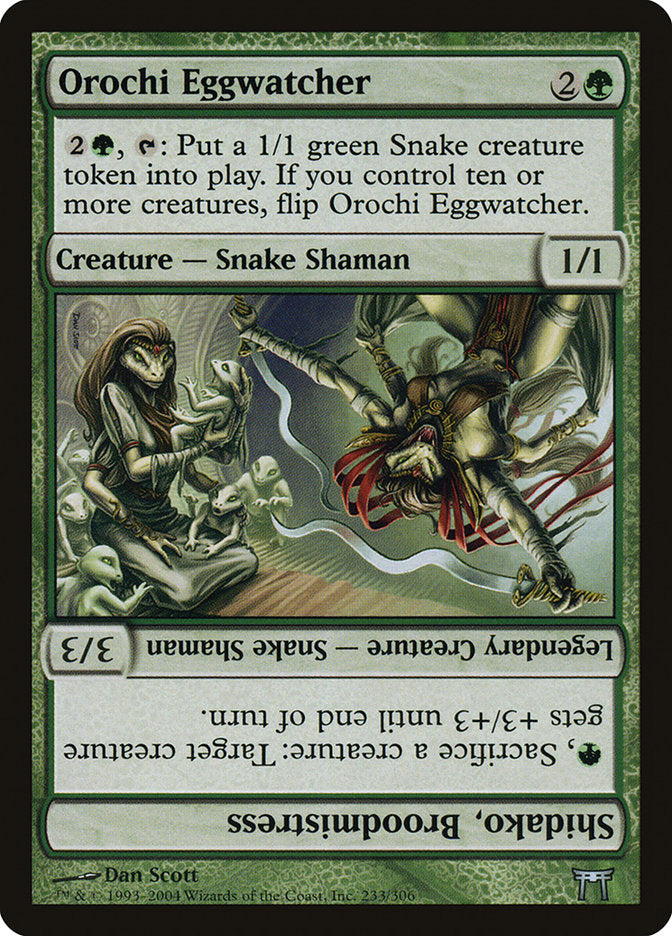 Orochi Eggwatcher // Shidako, Broodmistress [Champions of Kamigawa] | Black Swamp Games