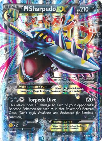 M Sharpedo EX (XY200) (Jumbo Card) [XY: Black Star Promos] | Black Swamp Games