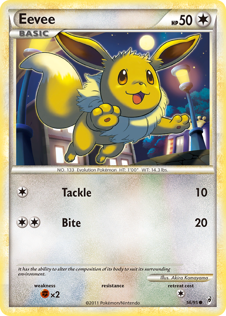 Eevee (56/95) [HeartGold & SoulSilver: Call of Legends] | Black Swamp Games