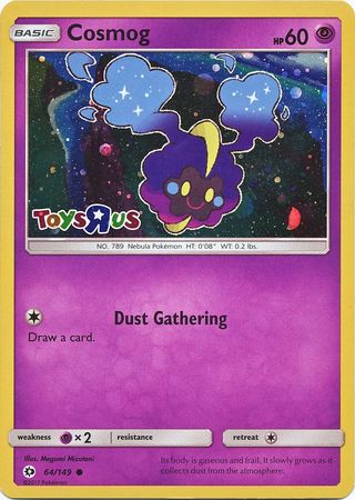 Cosmog (64/149) (Toys R Us Promo) [Sun & Moon: Base Set] | Black Swamp Games