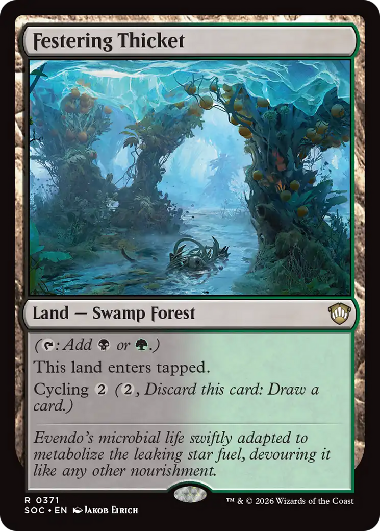 Festering Thicket [Secrets of Strixhaven Commander] | Black Swamp Games
