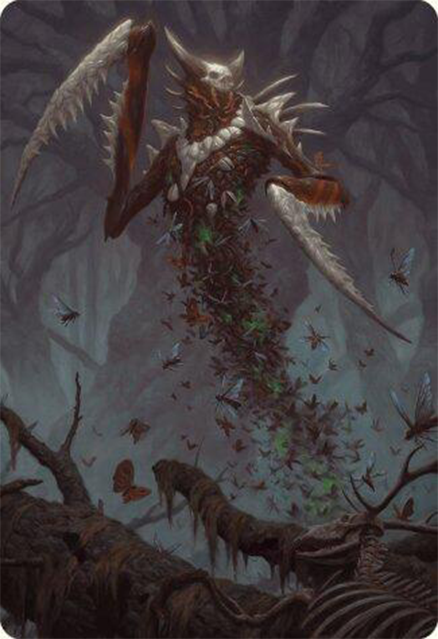 Grist, the Plague Swarm Art Card [Modern Horizons 3 Art Series] | Black Swamp Games