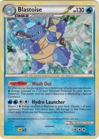 Blastoise (13/95) (Cracked Ice Holo) [HeartGold & SoulSilver: Unleashed] | Black Swamp Games