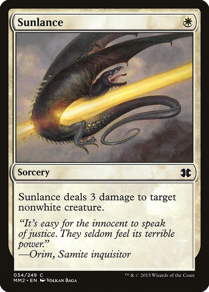 Sunlance [Modern Masters 2015] | Black Swamp Games