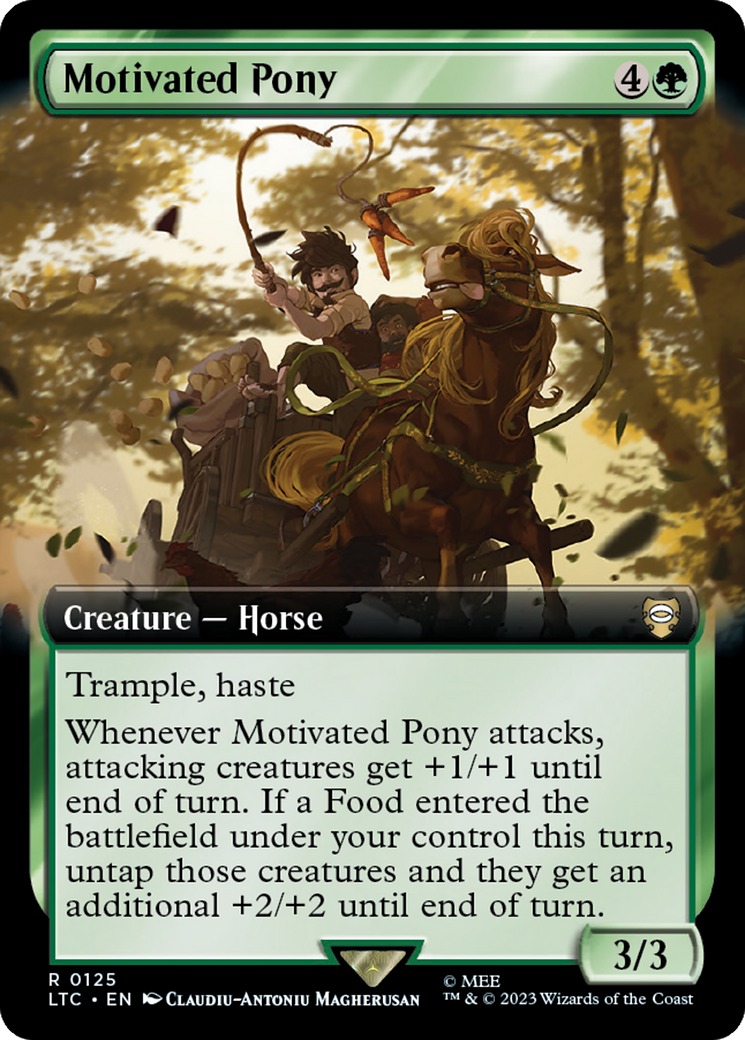 Motivated Pony (Extended Art) [The Lord of the Rings: Tales of Middle-Earth Commander] | Black Swamp Games