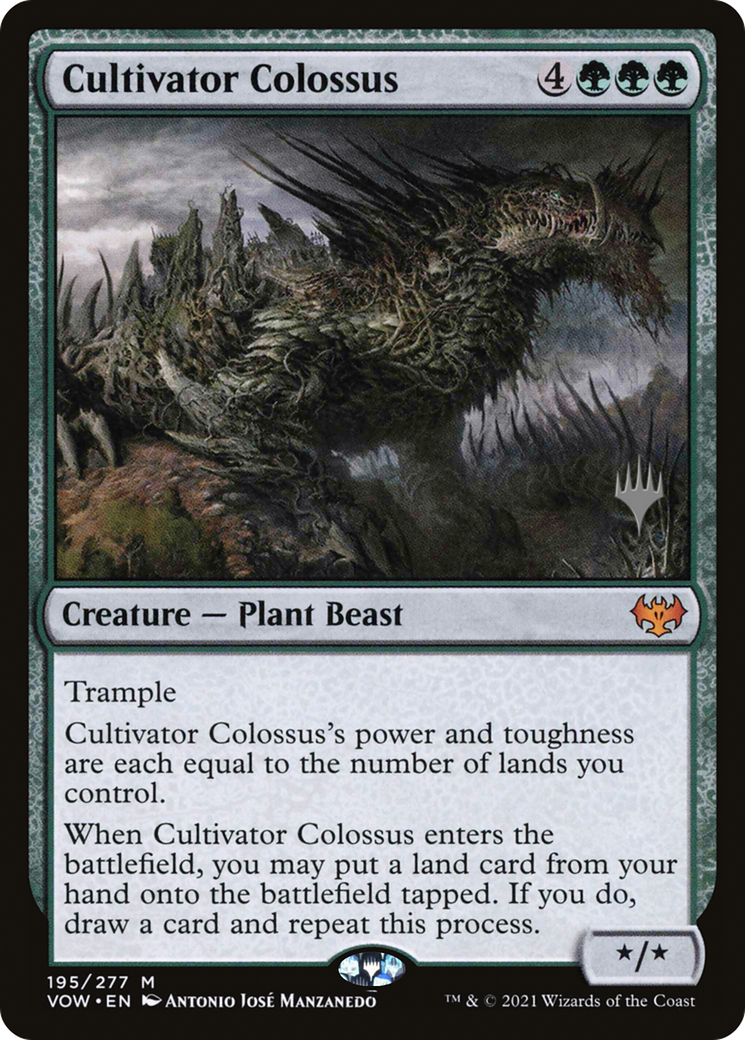 Cultivator Colossus Art Card [Innistrad Remastered Art Series] | Black Swamp Games