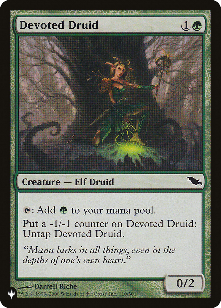 Devoted Druid (SHM) [The List Reprints] | Black Swamp Games