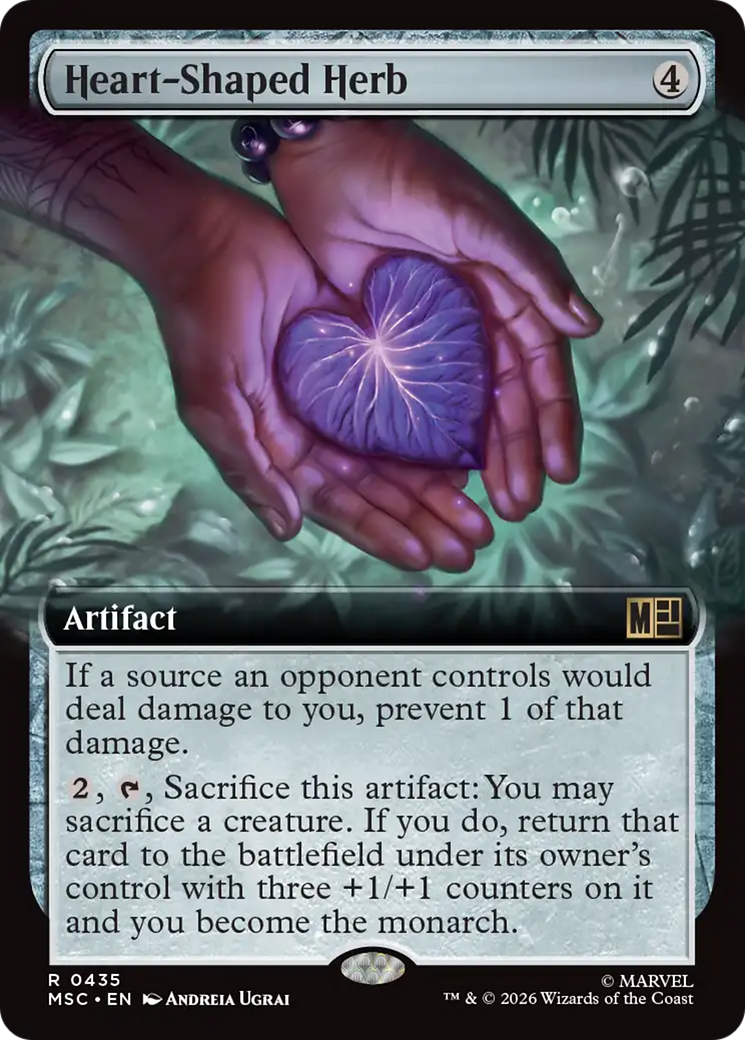 Heart-Shaped Herb (Extended Art) [Marvel Super Heroes Commander] | Black Swamp Games