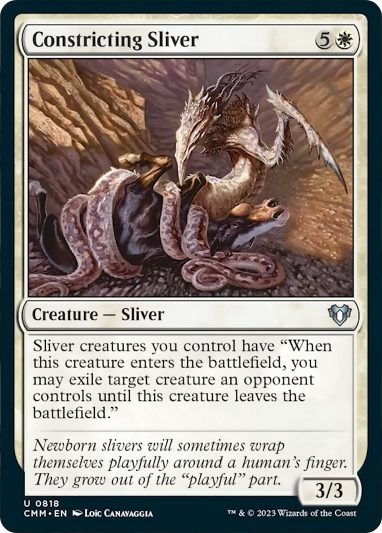 Constricting Sliver [Commander Masters] | Black Swamp Games