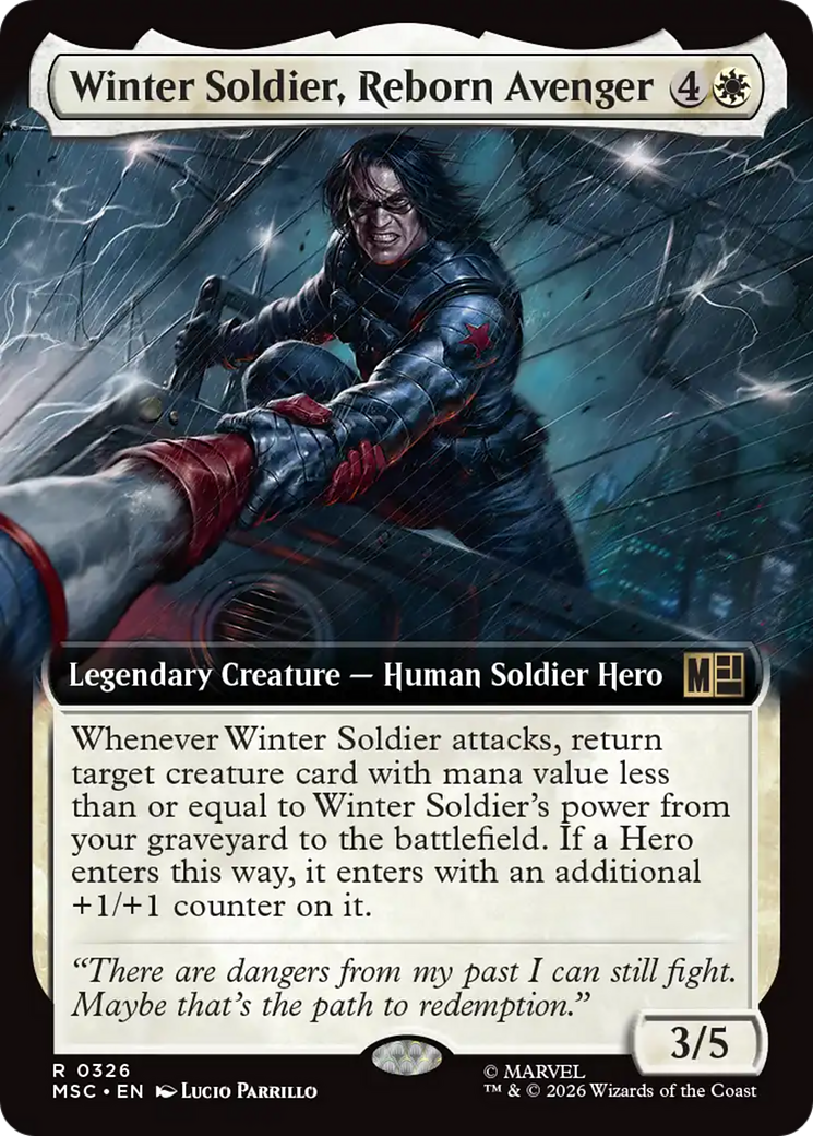 Winter Soldier, Reborn Avenger (Extended Art) [Marvel Super Heroes Commander] | Black Swamp Games