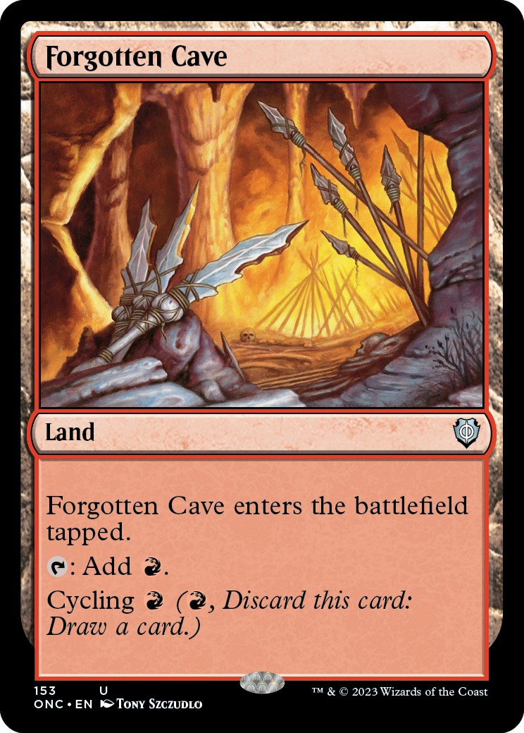 Forgotten Cave [Phyrexia: All Will Be One Commander] | Black Swamp Games