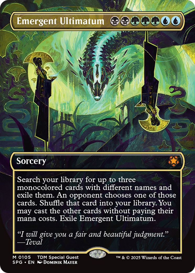Emergent Ultimatum (Borderless) [Tarkir: Dragonstorm Special Guests] | Black Swamp Games