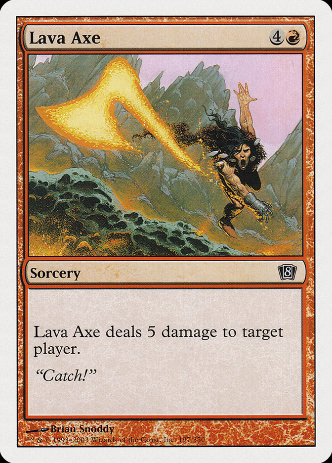 Lava Axe [Eighth Edition] | Black Swamp Games