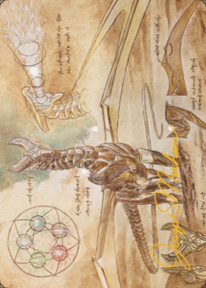 Ramos, Dragon Engine Art Card (Gold-Stamped Signature) [The Brothers' War Art Series] | Black Swamp Games