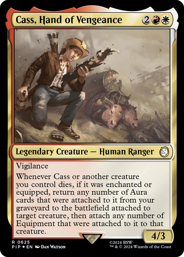 Cass, Hand of Vengeance (Surge Foil) [Fallout] | Black Swamp Games