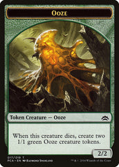 Ooze (016) // Ooze (017) Double-Sided Token [Planechase Anthology Tokens] | Black Swamp Games