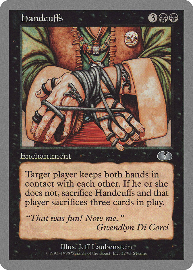 Handcuffs [Unglued] | Black Swamp Games