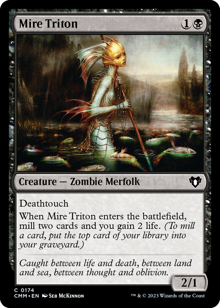 Mire Triton [Commander Masters] | Black Swamp Games