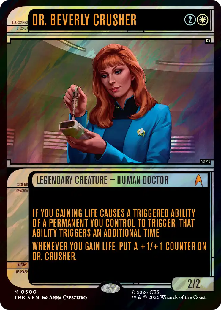 Dr. Beverly Crusher (Showcase) (Surge Foil) [Star Trek] | Black Swamp Games