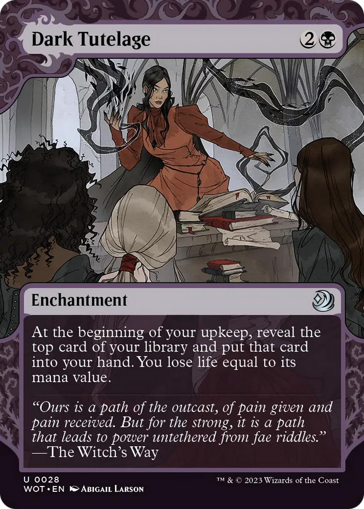 Dark Tutelage [Wilds of Eldraine: Enchanting Tales] | Black Swamp Games