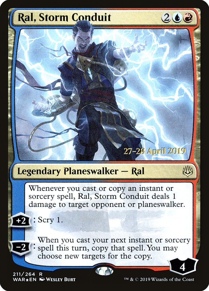 Ral, Storm Conduit [War of the Spark Prerelease Promos] | Black Swamp Games