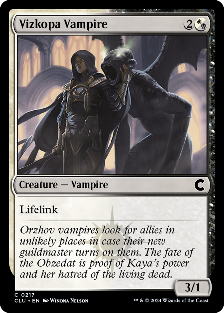 Vizkopa Vampire [Ravnica: Clue Edition] | Black Swamp Games