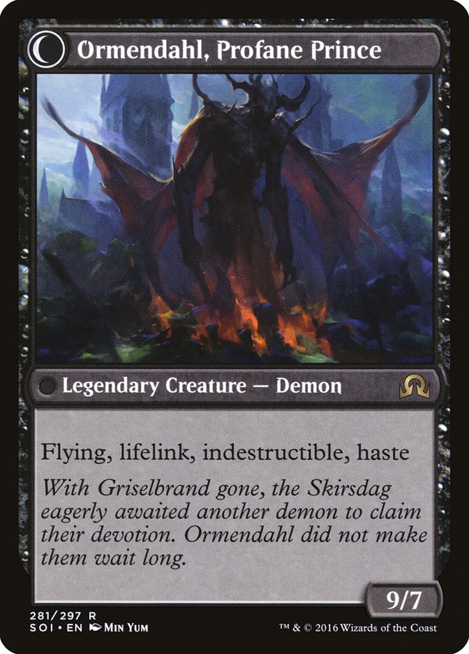 Westvale Abbey // Ormendahl, Profane Prince [Shadows over Innistrad] | Black Swamp Games