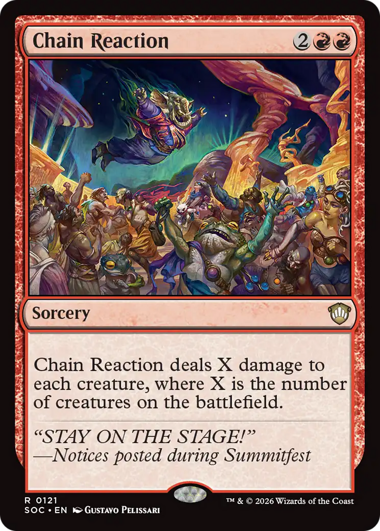Chain Reaction [Secrets of Strixhaven Commander] | Black Swamp Games