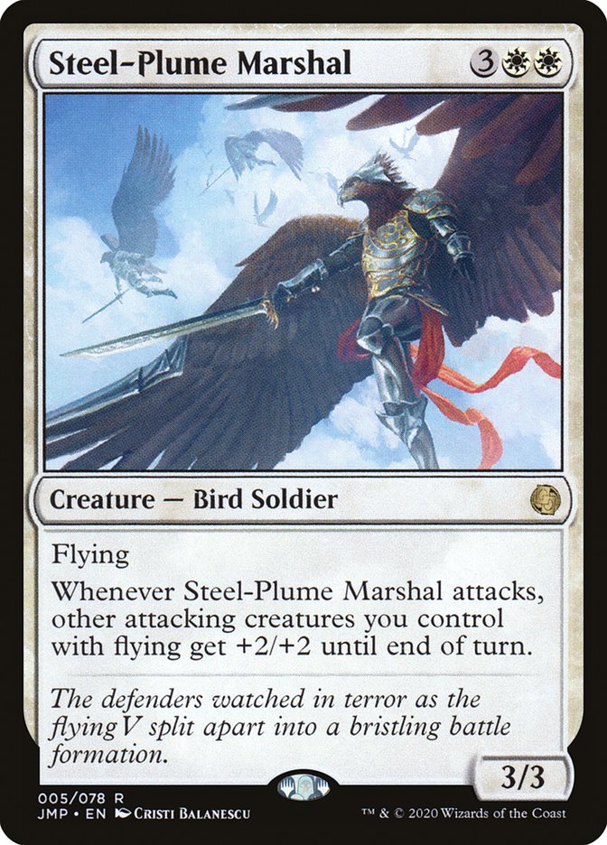 Steel-Plume Marshal [Jumpstart] | Black Swamp Games