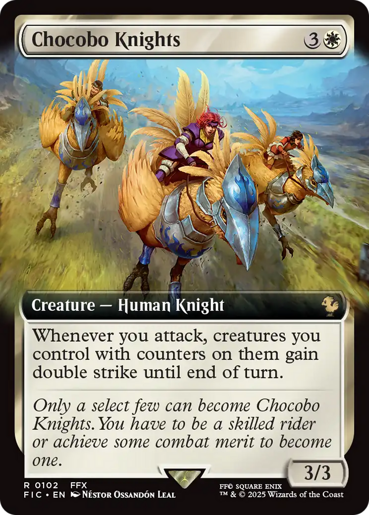 Chocobo Knights (Extended Art) [FINAL FANTASY Commander] | Black Swamp Games