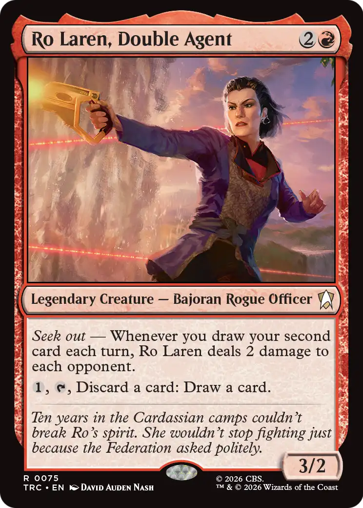 Ro Laren, Double Agent (Surge Foil) [Star Trek Commander] | Black Swamp Games