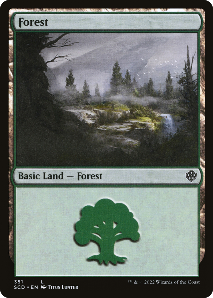 Forest (351) [Starter Commander Decks] | Black Swamp Games
