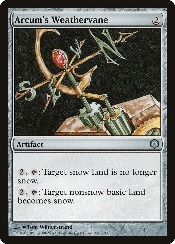 Arcum's Weathervane [Coldsnap Theme Decks] | Black Swamp Games