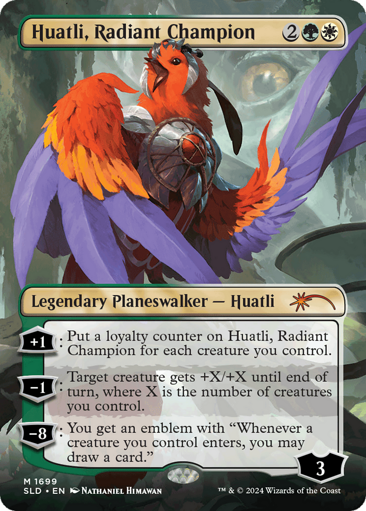 Huatli, Radiant Champion (Rainbow Foil) [Secret Lair Drop Series] | Black Swamp Games