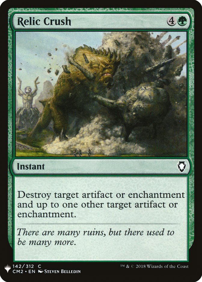 Relic Crush [Mystery Booster] | Black Swamp Games