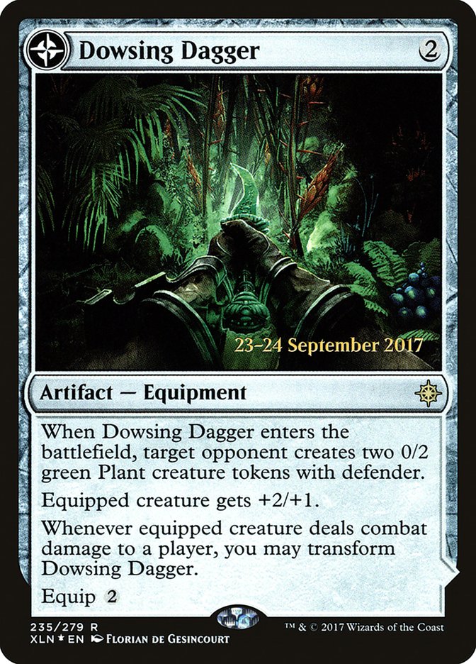 Dowsing Dagger // Lost Vale [Ixalan Prerelease Promos] | Black Swamp Games