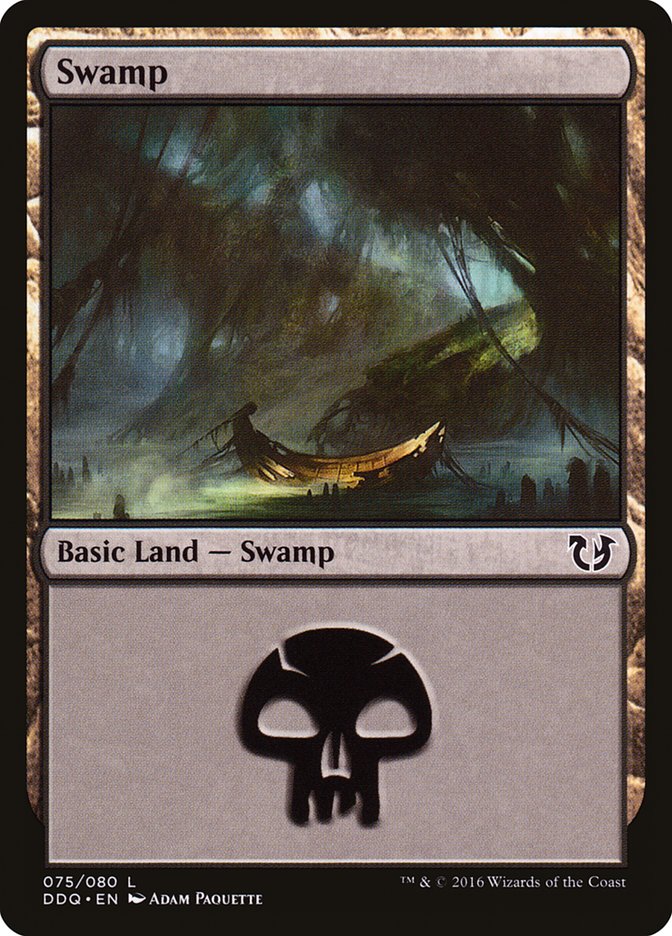 Swamp (75) [Duel Decks: Blessed vs. Cursed] | Black Swamp Games